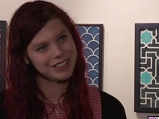 Redhead Minor Shemale Enjoys Down Calligraphic Childish Triplet Sex